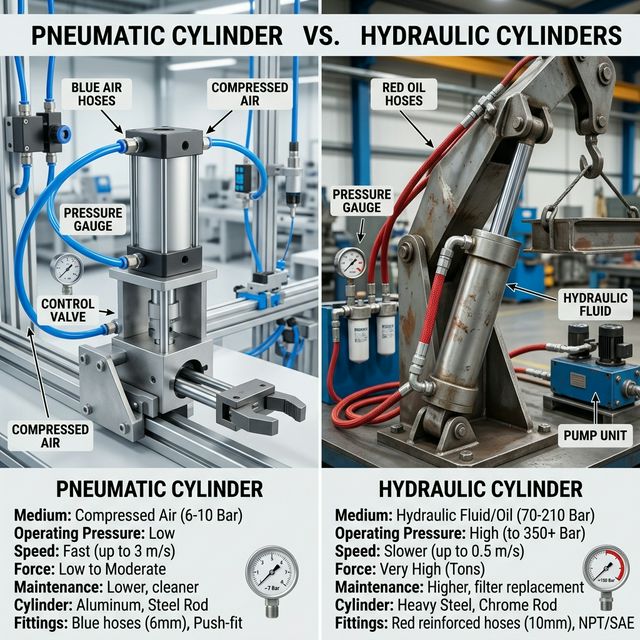 Pneumatic vs Hydraulic